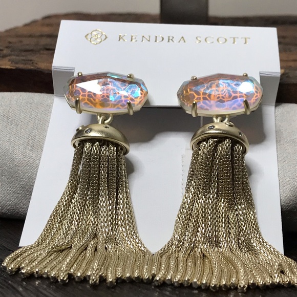 Kendra Scott Jewelry - NWT Kendra Scott 14K Gold Plate Dichroic Freya’s